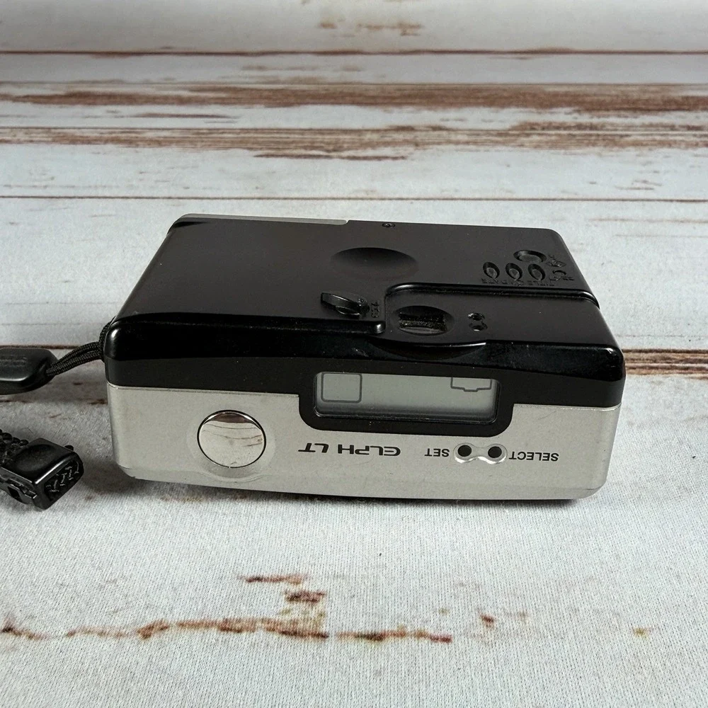 Canon Elph LT 260 APS Film Camera Silver Point & Shoot Tested Works